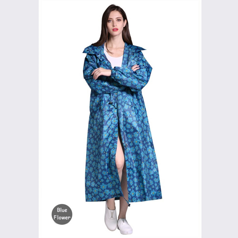 Lauko vandeniui atsparus ilgas paltas nuo lietaus moteriškas vyriškas pončas, atsparus vėjui Tour Raincoat striukė su gobtuvu didelio dydžio