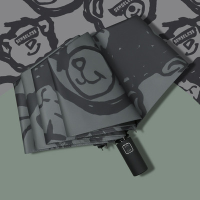 Plne automatický dáždnik Bear, kompaktný, vetruodolný, odolný voči slnečníku, UV ochrana pre mužov, vodotesný, pre chlapcov, darček
