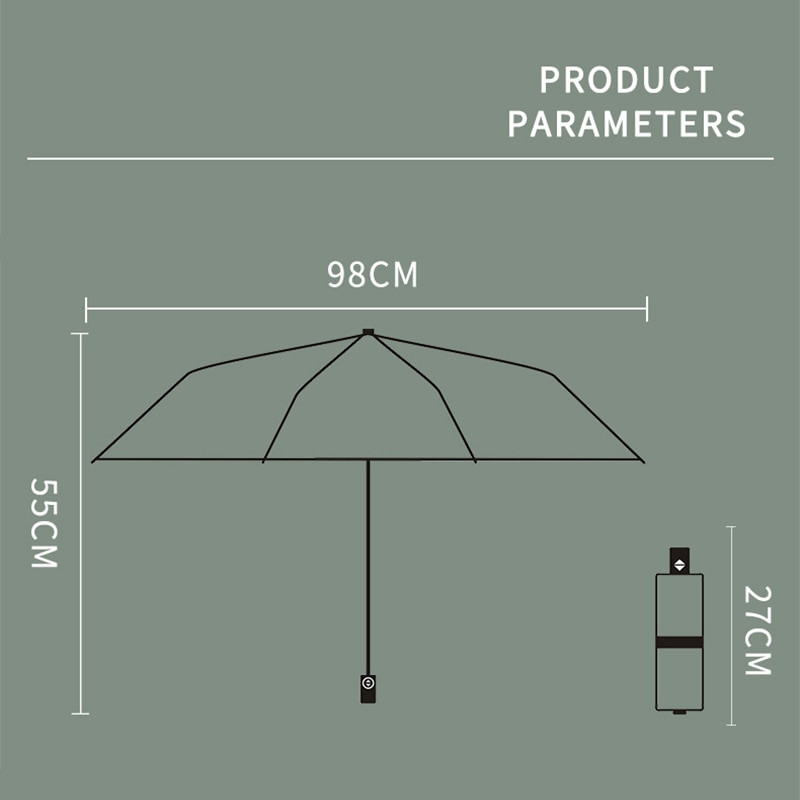 Plne automatický dáždnik Bear, kompaktný, vetruodolný, odolný voči slnečníku, UV ochrana pre mužov, vodotesný, pre chlapcov, darček