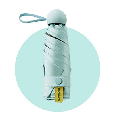 Lengvas saulės skėtis Moteriškas skėtis nuo UV saulės Skėtis Kišeninis kremas nuo saulės Skėtis, nešiojamas mini 18 cm skėtis Paraguas Modis suaugusiems