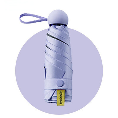 Lengvas saulės skėtis Moteriškas skėtis nuo UV saulės Skėtis Kišeninis kremas nuo saulės Skėtis, nešiojamas mini 18 cm skėtis Paraguas Modis suaugusiems