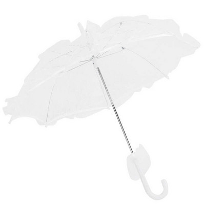 Umbrelă de nuntă din dantelă albă, umbrelă de performanță pentru scenă, pentru decorare de sărbătoare, pentru petrecere, recuzită pentru fotografie de nuntă