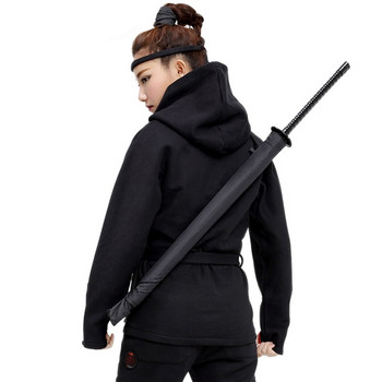 Creative Long Handle Samurai Sword Umbrella Ιαπωνική ομπρέλα σαν νίντζα Μεγάλη αντιανεμική ομπρέλα βροχής ευθεία ομπρέλα Auto Open for Man