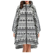 Felnőtteknek, tiniknek uniszex divatos nyomtatott kapucnis esőkabát Esőköpeny kabát kültéri vízálló gyorsan száradó poncsó csomagolótáskával