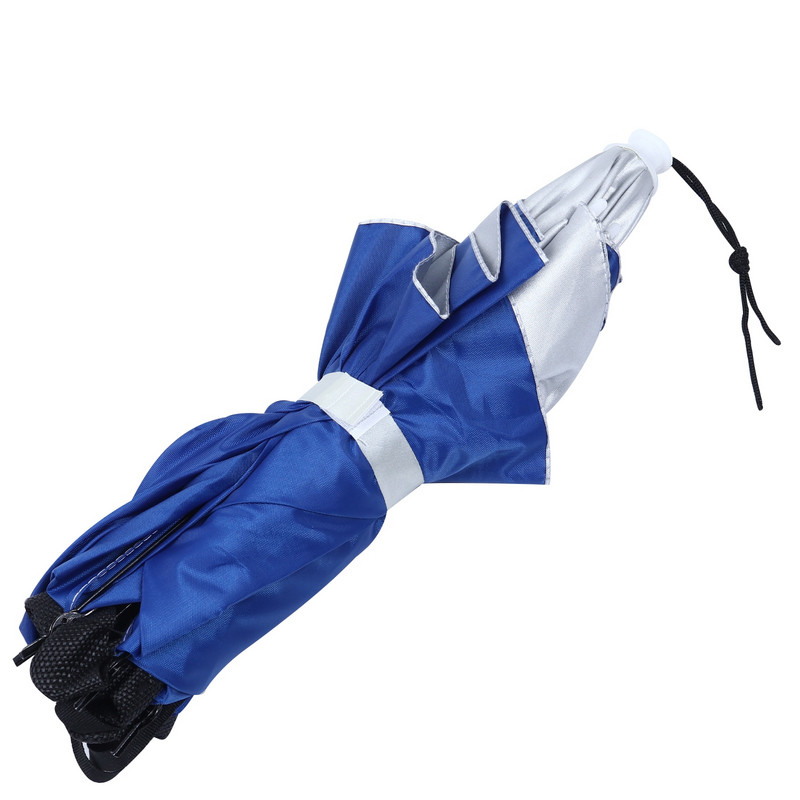 1 db 95 cm-es összecsukható kültéri, kihangosított esernyő esőernyő kétrétegű horgászutazási túra napernyő