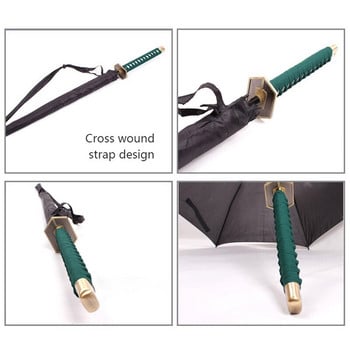 Bleach Espada Katana αυτόματη ομπρέλα Rain Women Samurai Sword Ninja Knife Prop Ομπρέλα αντιανεμική Thicken Parasol Ανδρικά δώρα