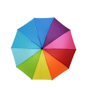 Πτυσσόμενη Ομπρέλα Rainbow Φορητές Ομπρέλες Sunny And Rainy