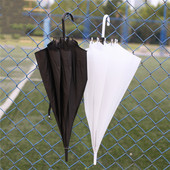 Umbrelă de ploaie PVC Rain Dome Alb Negru Curcubeu Umbrele de petrecere de nuntă Umbrelă cu mâner lung Umbrelă dreaptă pentru femei copii