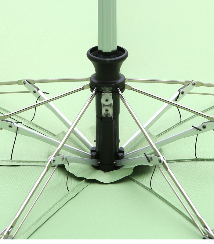 YADA Módny 5-násobný mini vreckový automatický dáždnik pre ženy a mužov, anti-UV dáždniky, skladací, daždivý, jednofarebný dáždnik YD200084