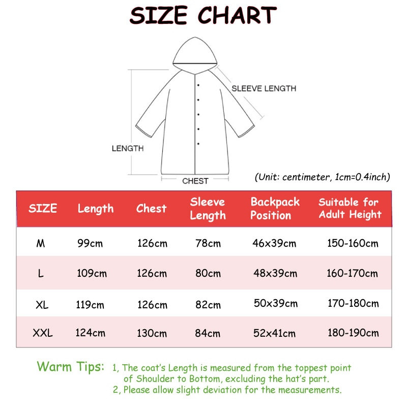 Unisex dámske pánske nepremokavé plastové hrubé dlhé batohy pršiplášť bunda pršiplášť pončo turistika s kapucňou školská taška pršiplášte