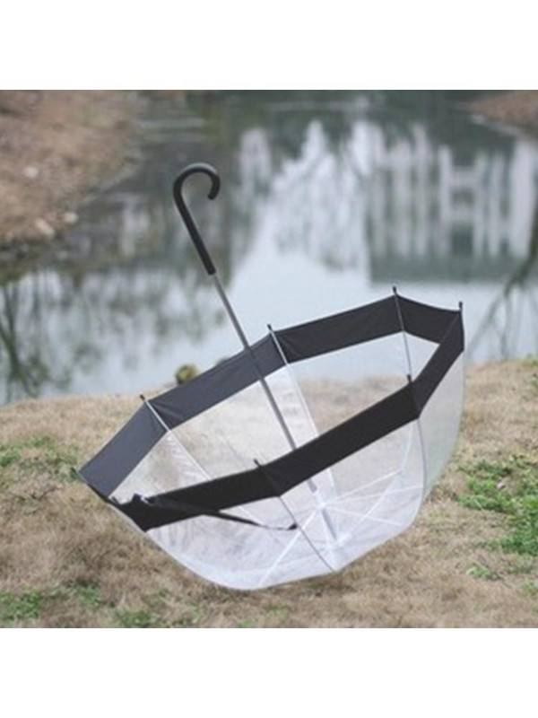 4 színű, átlátszó, hosszú nyelű esőernyő ultrakönnyű női gyerek női esernyők dropshipping