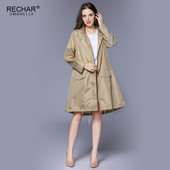 Módny pršiplášť 2018, dámsky pršiplášť, priedušný dámsky dlhý pršiplášť, prenosný vodoodpudivý pršiplášť