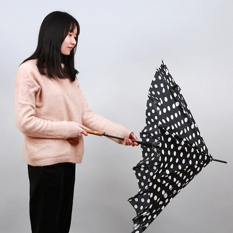 2021 Masívny drevený vonkajší dáždnik s dlhou rukoväťou, automatický UV luxusný dáždnik, dáždnik, prenosný letný vonkajší vreckový slnečník