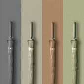 24K vetruodolný dlhý dáždnik do dažďa pre ženy, jednoduché farby, golfový dáždnik pre mužov, kožená rukoväť, veľký dáždnik, paraguas Guarda Chuva