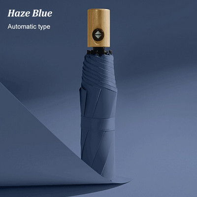 Plne automatický vstavaný reflexný LED svetelný dáždnik, trojnásobný skladací dáždnik, 10 cestovných dáždnikov, vetruodolný dáždnik, osvetlenie dáždnika do dažďa