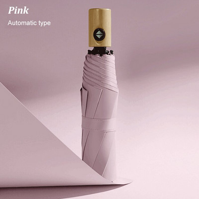 Plne automatický vstavaný reflexný LED svetelný dáždnik, trojnásobný skladací dáždnik, 10 cestovných dáždnikov, vetruodolný dáždnik, osvetlenie dáždnika do dažďa