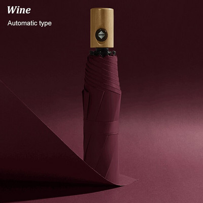 Plne automatický vstavaný reflexný LED svetelný dáždnik, trojnásobný skladací dáždnik, 10 cestovných dáždnikov, vetruodolný dáždnik, osvetlenie dáždnika do dažďa