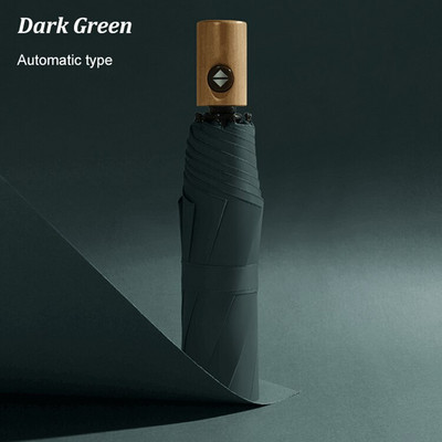 Plne automatický vstavaný reflexný LED svetelný dáždnik, trojnásobný skladací dáždnik, 10 cestovných dáždnikov, vetruodolný dáždnik, osvetlenie dáždnika do dažďa