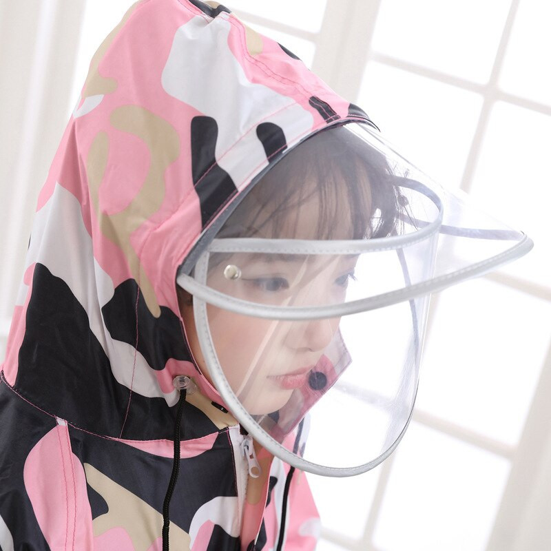 Nylonový maskáčový nepriepustný detský pršiplášť, vonkajší, nepremokavý, vetruodolný, detský pršiplášť, dvojitá čiapka, chlapčenský a dievčenský pončo, pršiplášť