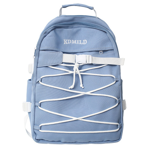 Pánsky textilný batoh s nápisom a šnúrkami