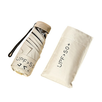 2022 m. naujas mini kišeninis moteriškas skėtis itin lengvas lietaus skėtis mergaičių nešiojamas sulankstomas skėtis nuo UV spindulių