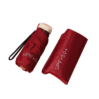 2022 m. naujas mini kišeninis moteriškas skėtis itin lengvas lietaus skėtis mergaičių nešiojamas sulankstomas skėtis nuo UV spindulių