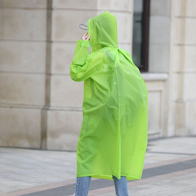 Rainfreeme Nový dizajn Skladací batoh Ľahký pršiplášť Dámsky/pánsky Nepriepustný plastový Priehľadný pršiplášť Pončo