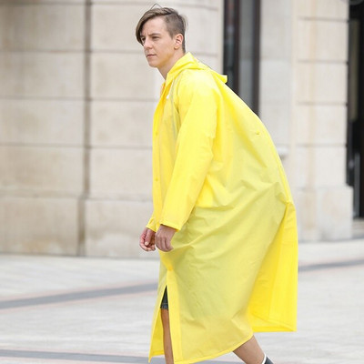 Rainfreeme Nový dizajn Skladací batoh Ľahký pršiplášť Dámsky/pánsky Nepriepustný plastový Priehľadný pršiplášť Pončo