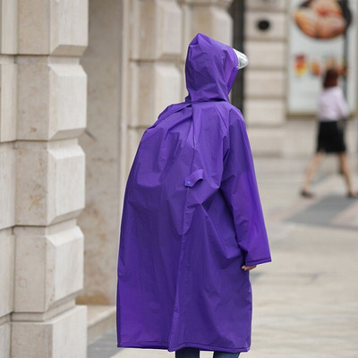 Rainfreeme Nový dizajn Skladací batoh Ľahký pršiplášť Dámsky/pánsky Nepriepustný plastový Priehľadný pršiplášť Pončo