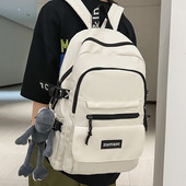 Rucsac casual pentru bărbați cu breloc