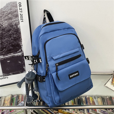 Rucsac casual pentru bărbați cu breloc