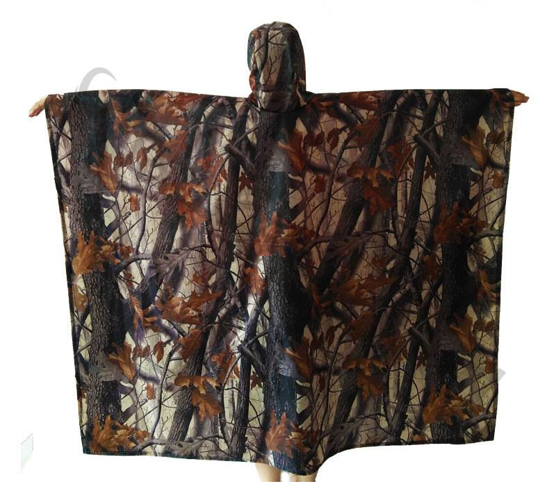 3v1 Vonkajší vojenský maskovací pršiplášť Pršiplášť Pončo Batoh Pršiplášť Nepremokavá podložka Markíza Poľovníctvo Kempovanie Turistické podložky