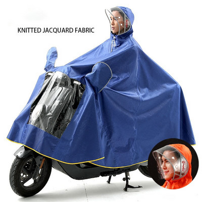 Lietaus pončas, atsparus vėjui, atsparus vandeniui su veidrodžio dangteliu Siamo vienvietis su gaubtu lietpalčiu Motociklo skalbimo moteriškas vyriškas paltas nuo lietaus