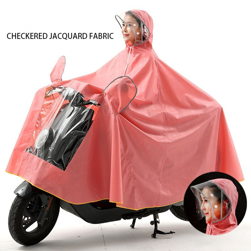 Lietaus pončas, atsparus vėjui, atsparus vandeniui su veidrodžio dangteliu Siamo vienvietis su gaubtu lietpalčiu Motociklo skalbimo moteriškas vyriškas paltas nuo lietaus