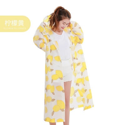 Vonkajší pršiplášť, dámsky pršiplášť, pánsky nepremokavý dlhý pršiplášť, oblečenie do dažďa, žltý maskáčový ochranný oblek do chemikálií pre dospelých