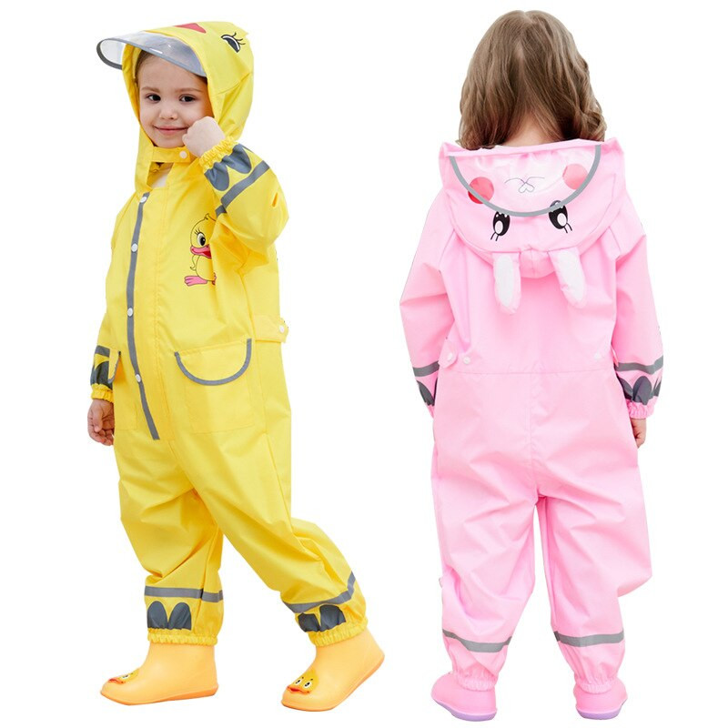 Detský pršiplášť s kapucňou, reflexný oblek s vysokou viditeľnosťou, priedušný pršiplášť, turistická bunda pre chlapcov a dievčatá