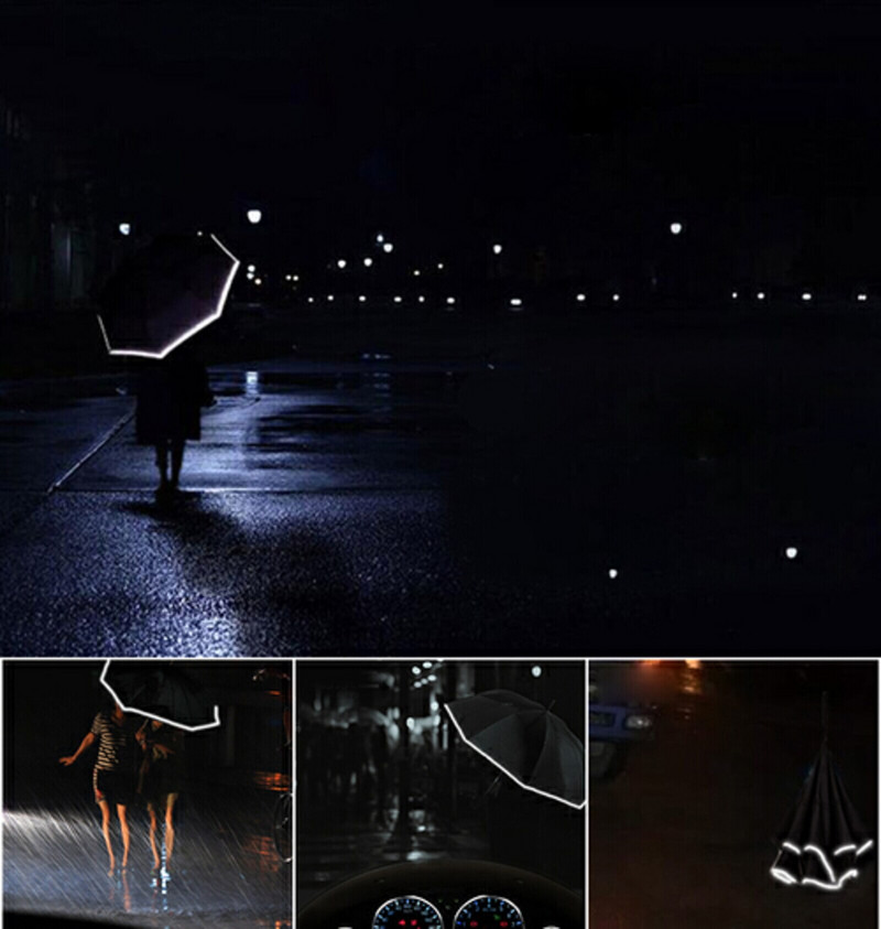 Dáždnik s dlhým uchom, vetruodolný, proti dažďu, pre ženy a mužov, s mačacím motívom, škrabaním do auta, dvojvrstvový, obrátený, samostojaci