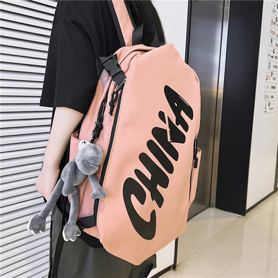 Rucsac casual pentru bărbați cu breloc