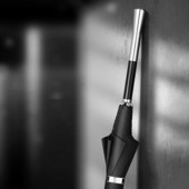 Luxusný dáždnik pre mužov, biznis, 115 cm dlhá rukoväť, veľký dáždnik, vetruodolný, 8K golfový dizajnérsky dáždnik Umbrellas Corporation, silné dažde