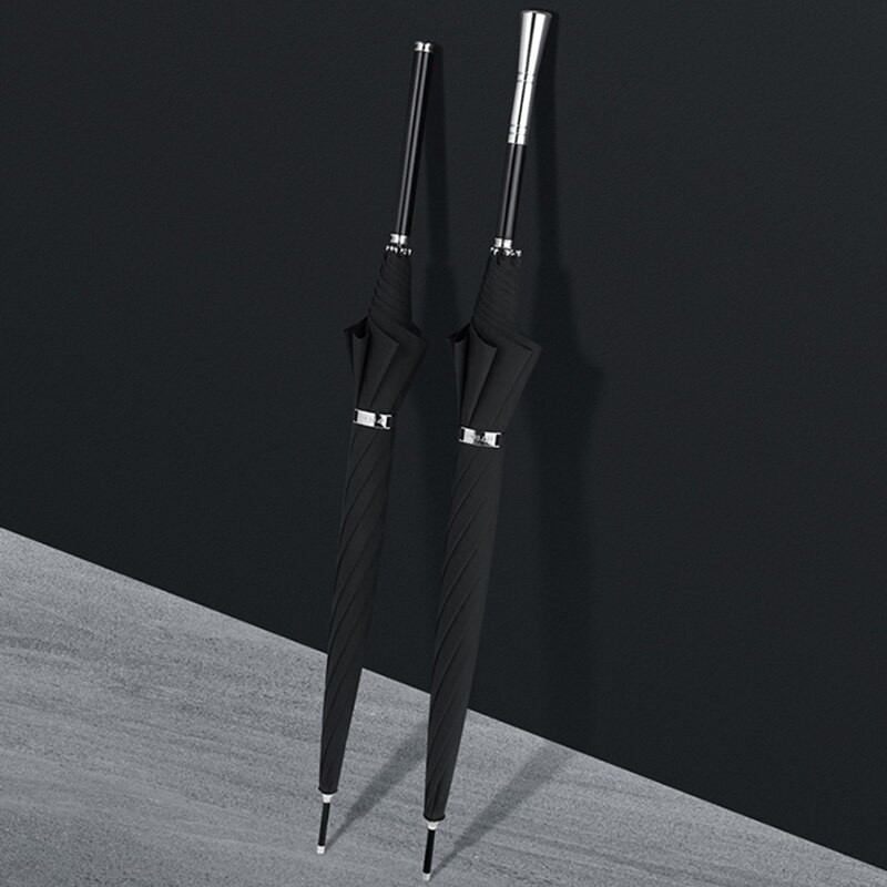 Luxusný dáždnik pre mužov, biznis, 115 cm dlhá rukoväť, veľký dáždnik, vetruodolný, 8K golfový dizajnérsky dáždnik Umbrellas Corporation, silné dažde