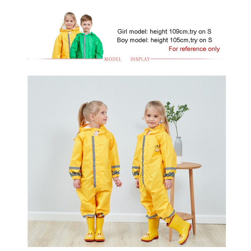 Detský pršiplášť, nepremokavé outdoorové oblečenie, kreslený film, detský overal s kapucňou, detské pončá, pršiplášť pre chlapcov a dievčatá.