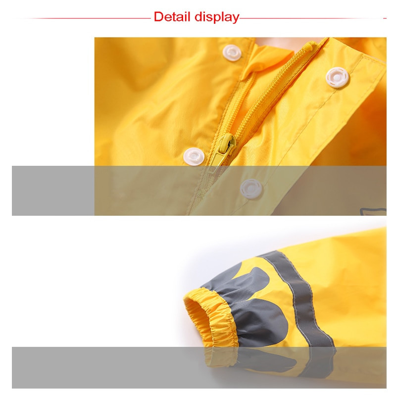 Detský pršiplášť, nepremokavé outdoorové oblečenie, kreslený film, detský overal s kapucňou, detské pončá, pršiplášť pre chlapcov a dievčatá.