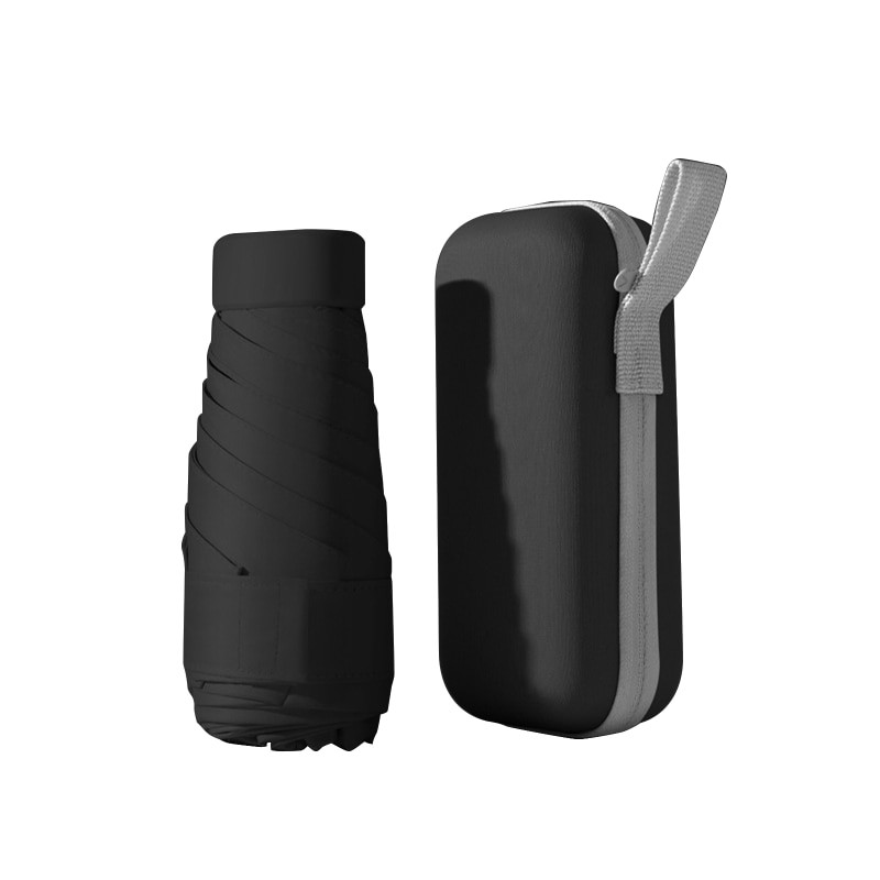 14 cm / 5,51 colio nešiojamas skėtis nuo saulės mini skėtis nuo saulės UV sulankstomas skėtis Apsauga nuo saulės Ultralengvas lietaus skėtis nuo saulės Didmeninė prekyba