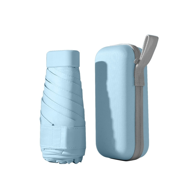 14 cm / 5,51 colio nešiojamas skėtis nuo saulės mini skėtis nuo saulės UV sulankstomas skėtis Apsauga nuo saulės Ultralengvas lietaus skėtis nuo saulės Didmeninė prekyba