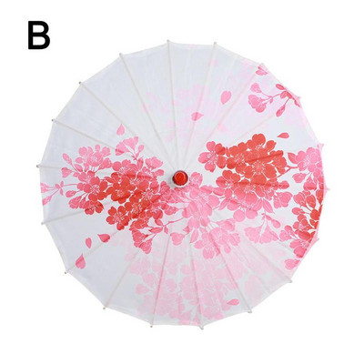 2022 Hodvábna látka Japonský klasický dáždnik Umenie olejový papier Maľovaný čínsky tradičný dáždnik Cosplay fotorekvizita Tanečný dáždnik