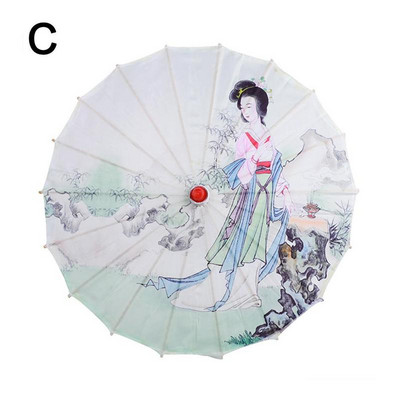 2022 Hodvábna látka Japonský klasický dáždnik Umenie olejový papier Maľovaný čínsky tradičný dáždnik Cosplay fotorekvizita Tanečný dáždnik