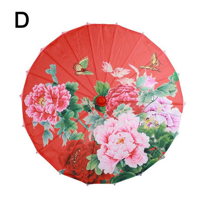 2022 Hodvábna látka Japonský klasický dáždnik Umenie olejový papier Maľovaný čínsky tradičný dáždnik Cosplay fotorekvizita Tanečný dáždnik