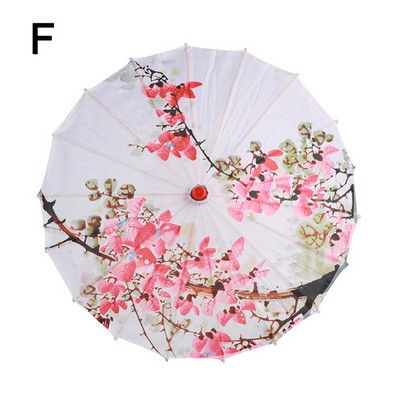2022 Hodvábna látka Japonský klasický dáždnik Umenie olejový papier Maľovaný čínsky tradičný dáždnik Cosplay fotorekvizita Tanečný dáždnik