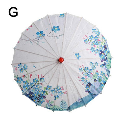 2022 Hodvábna látka Japonský klasický dáždnik Umenie olejový papier Maľovaný čínsky tradičný dáždnik Cosplay fotorekvizita Tanečný dáždnik