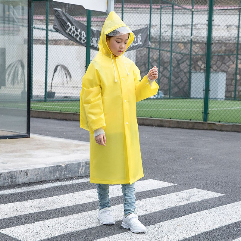 Detský nepremokavý pršiplášť z EVA materiálu pre chlapcov a dievčatá od 3 do 15 rokov, zahusťovací, s taškou, pončo, detský batoh, pršiplášť